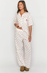 Alexea Cherry Print Pajama Pants