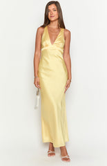 Andison Yellow Maxi Dress