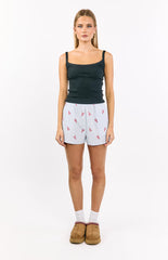 Alexea Lobster Print Pajama Shorts