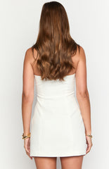 Dianna White Strapless Mini Dress