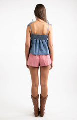 Ethel Blue Denim Top