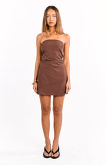 Frankie Brown Mini Dress