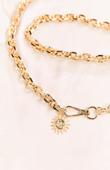 Gold Chain Clip Belt