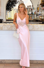 Nolan Light Pink Maxi Dress