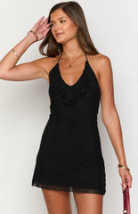 Rita Black Mini Dress