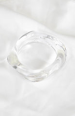 Zantie Clear Resin Square Bangle