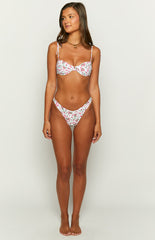 9.0 SWIM Bianca Strawberry Floral Bikini Top