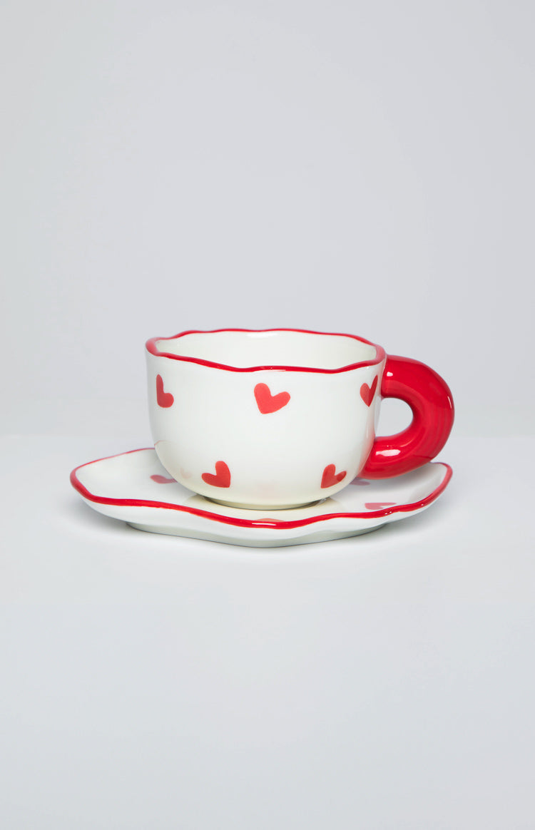 Adore Red Heart Mug Set