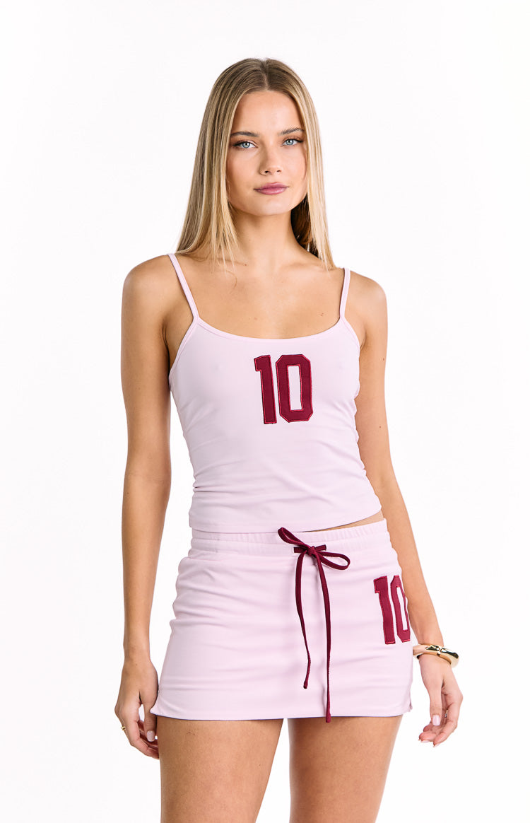 Alexa Pink Jersey Skort