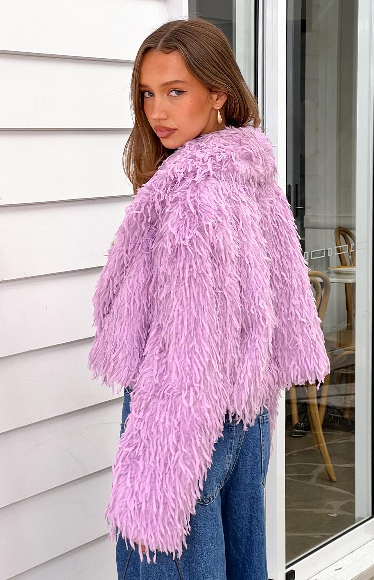 Amy Purple Fringe Jacket