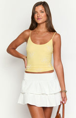 Baxley White Mini Skirt