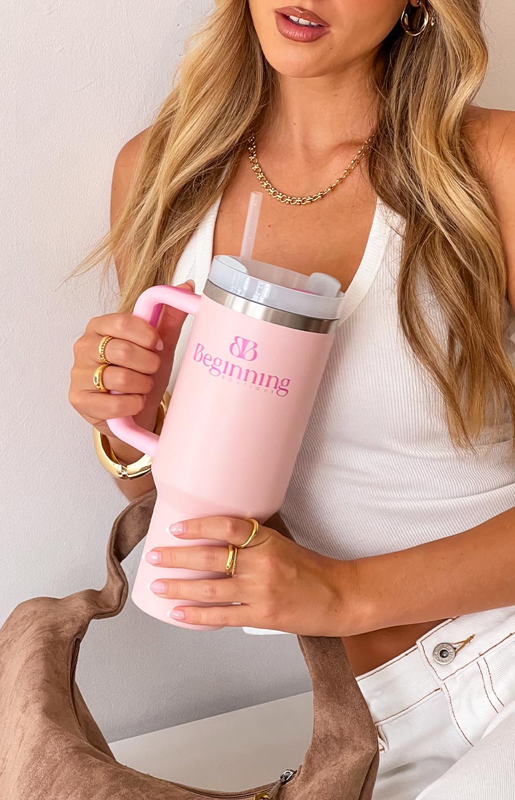 Beginning Boutique Miss Sippy Bubblegum Tumbler