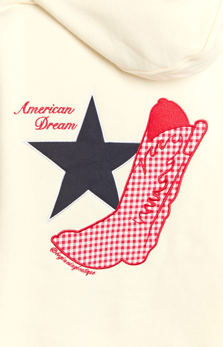 Beginning Cream American Dream Hoodie