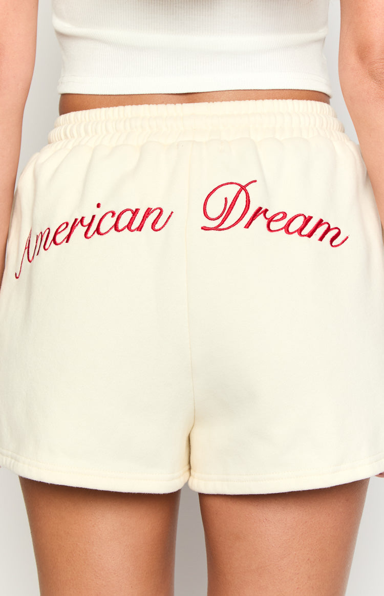 Beginning Cream American Dream Lounge Shorts