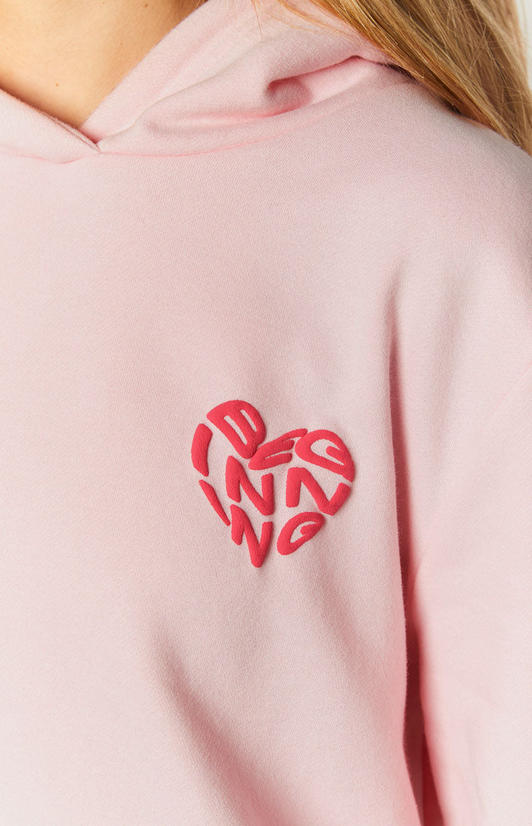 Beginning Pink Lovey Bubble Hoodie