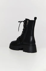 Billini Xyola Black Buckle Up Boots