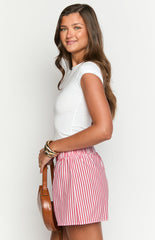 Brad Red Stripe Boxer Shorts