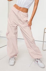Bronx Pink Drawcord Cargos