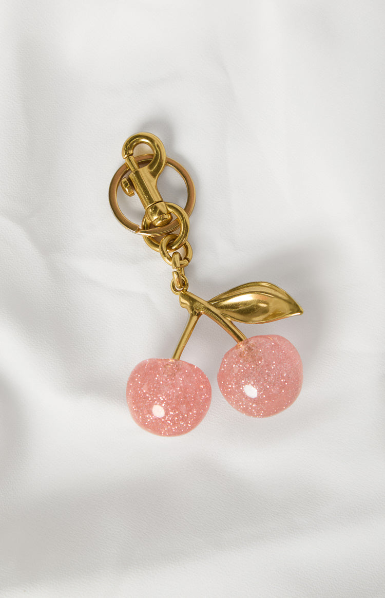 Cherry Pink Keyring