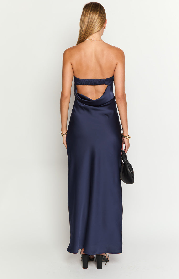 Maiah Navy Maxi Dress