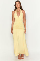 Gloria Yellow Maxi Dress