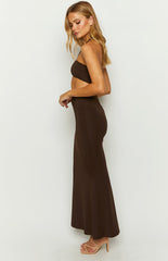 Haylo Chocolate Maxi Skirt