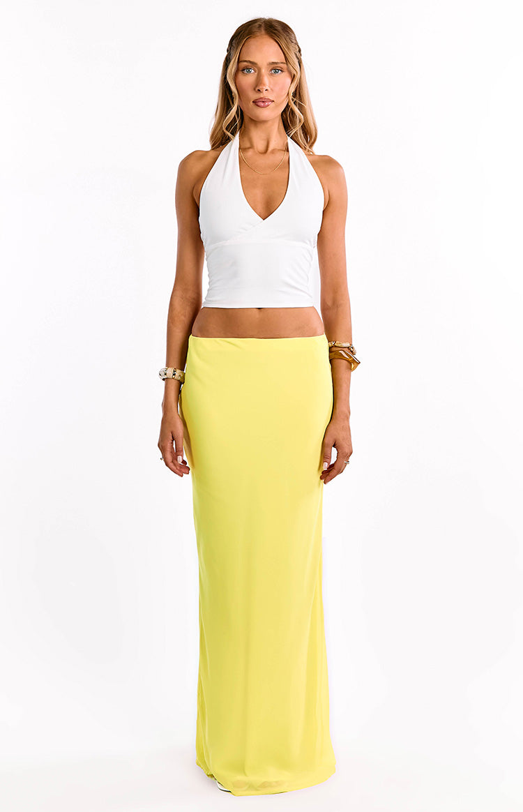 Jacqulin Yellow Maxi Skirt