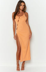 Janie Orange Maxi Dress