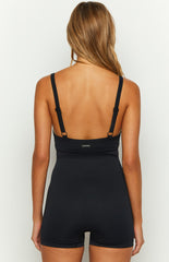 Lahana Halo Black Bodysuit