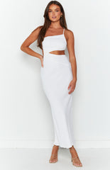 Lene White Maxi Dress