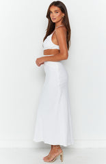 Lene White Maxi Dress