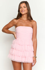 Leto Pink Mini Dress