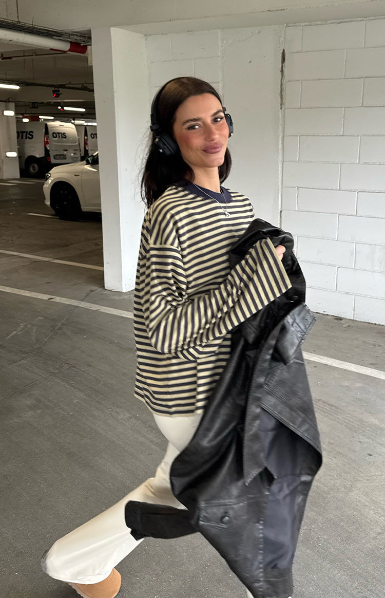 Lioness Bloom Beige Long Sleeve Top