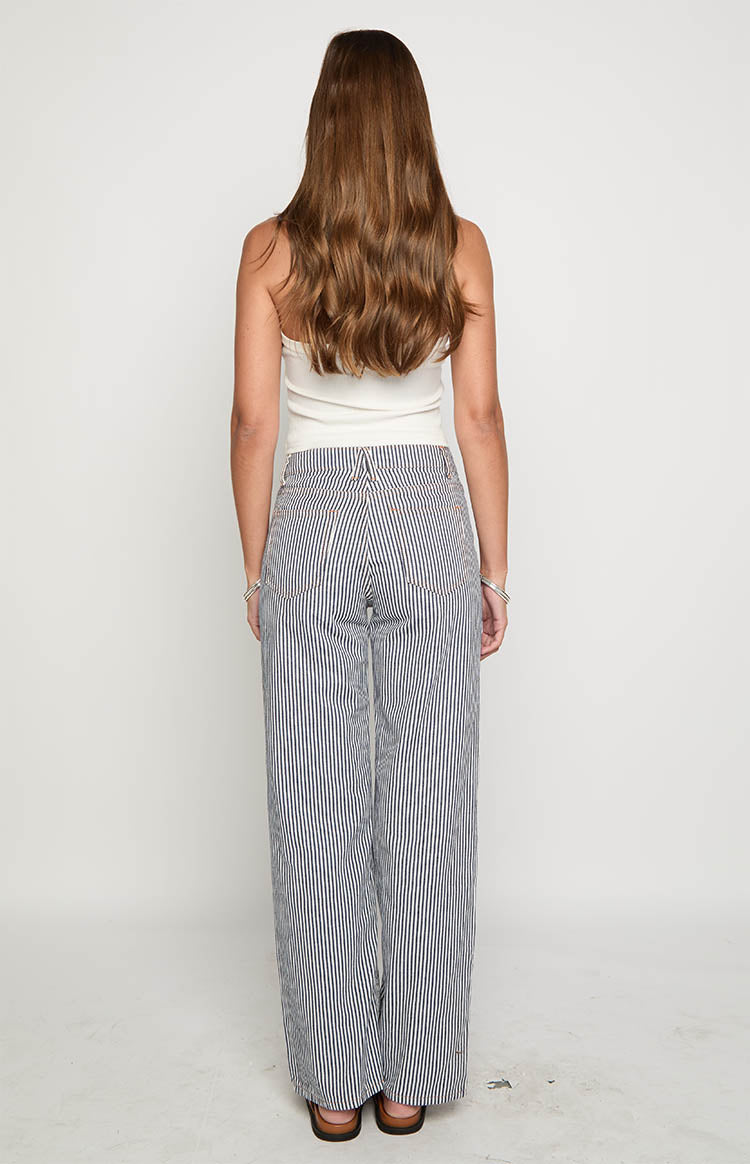 Lioness Top Model Navy Stripe Jean