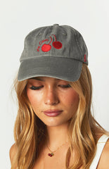 Ma Cheri Black Washed Cap