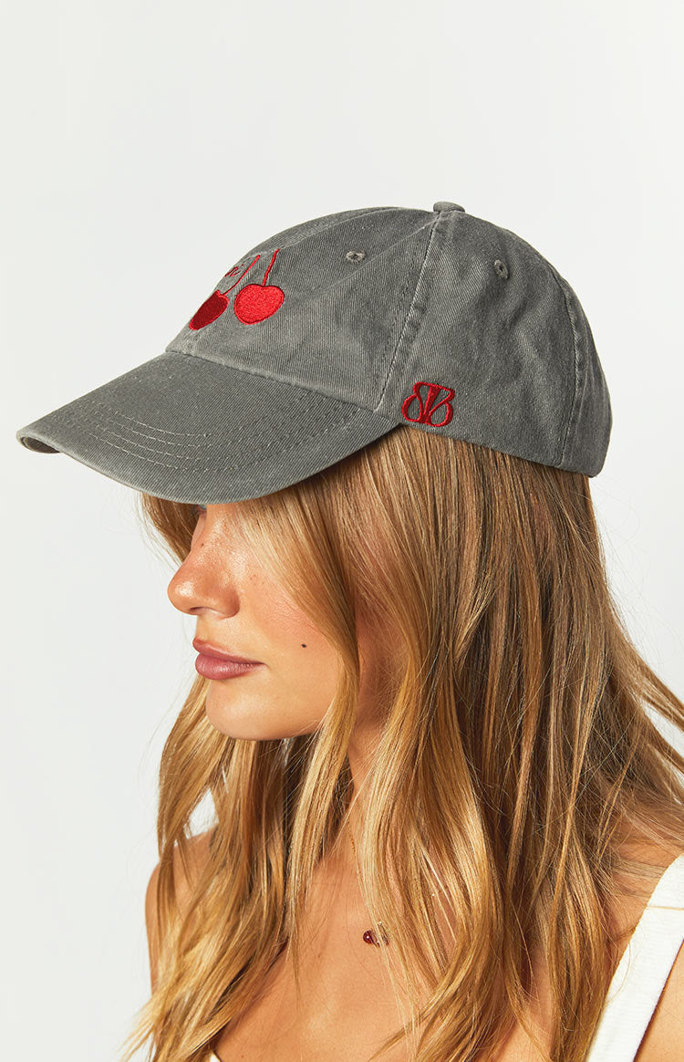 Ma Cheri Black Washed Cap
