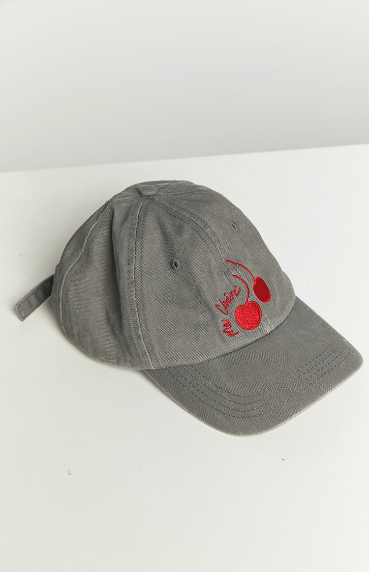 Ma Cheri Black Washed Cap