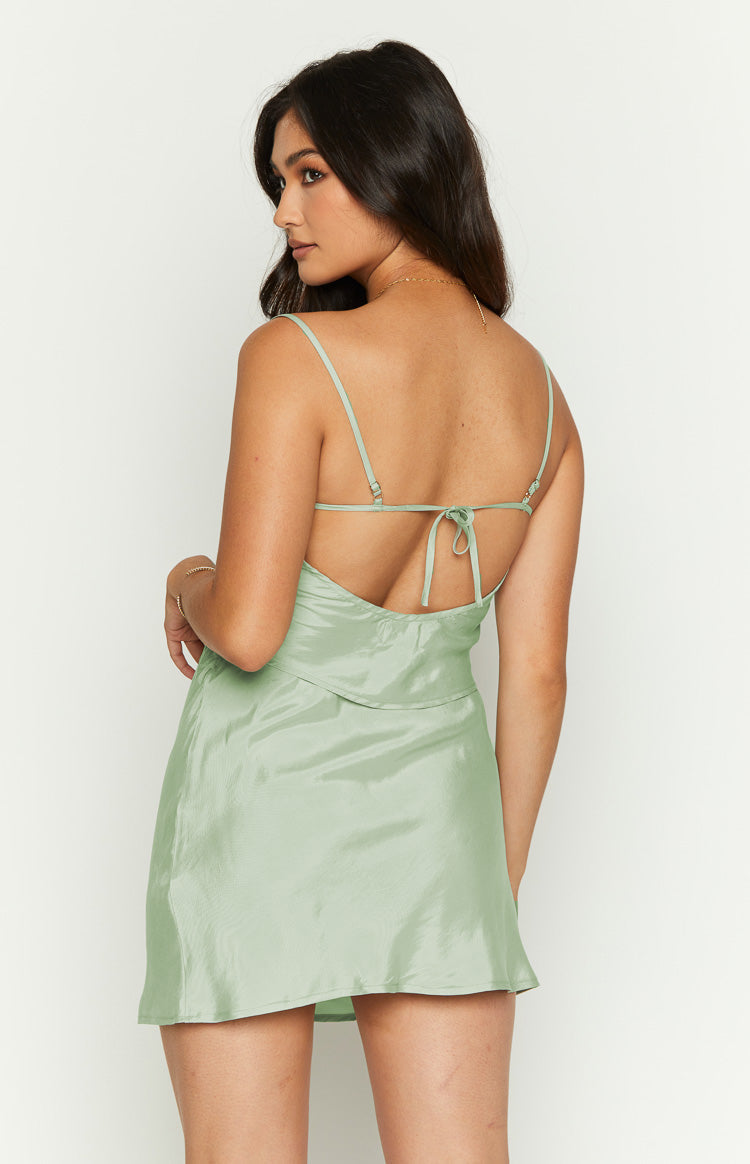 Milliana Sage Mini Skirt