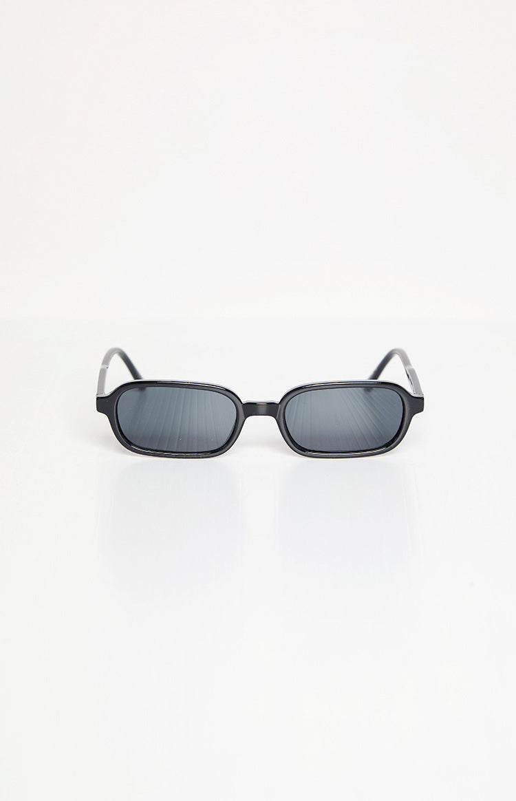 Otra Eyewear Frankie Black Rectangle Sunglasses