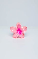 Frangipani Pink Flower Clip