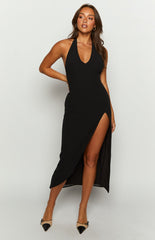 Portia Black Maxi Dress