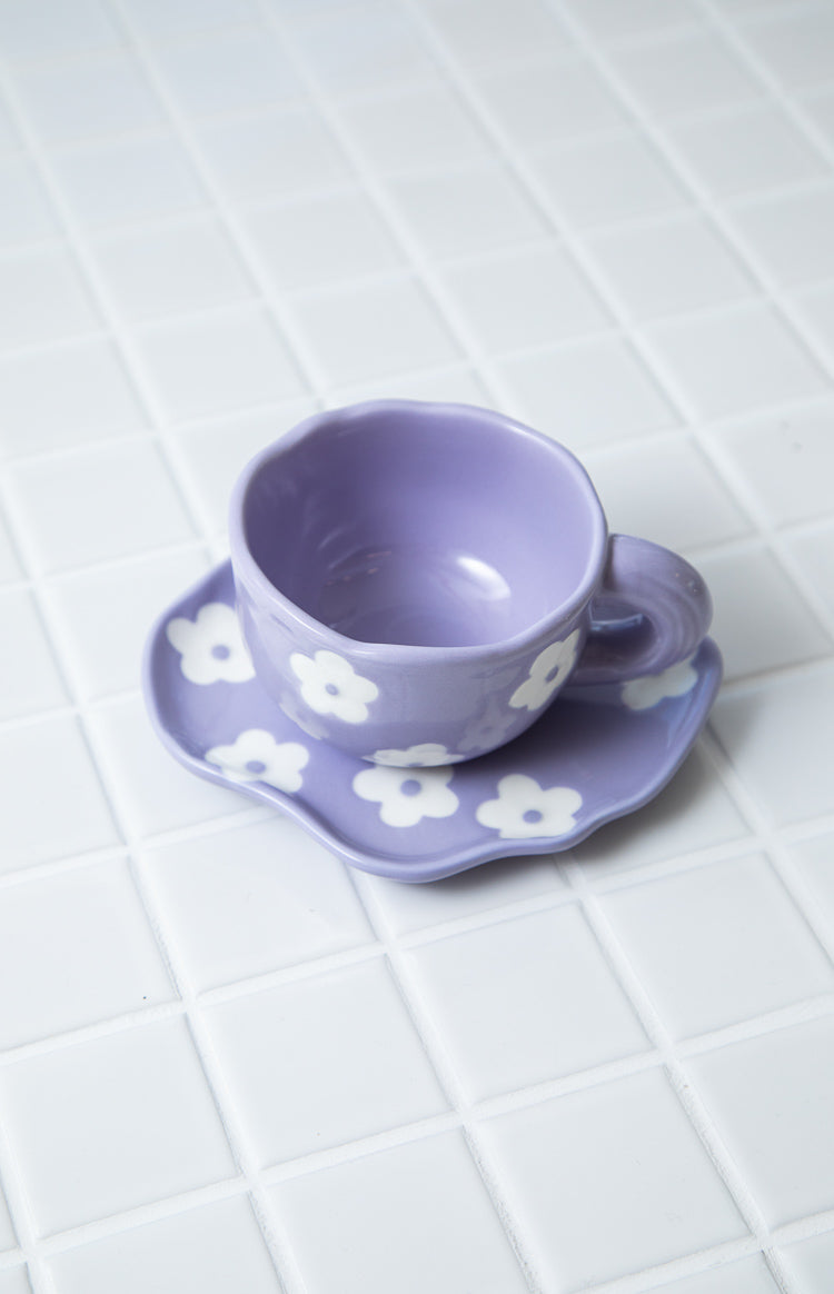 Posy Purple Mug Set