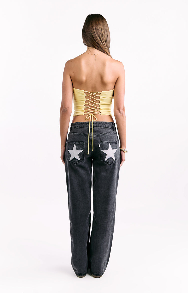 Romeo Yellow Corset Top