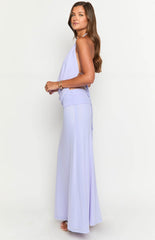 Rozie Purple Maxi Skirt