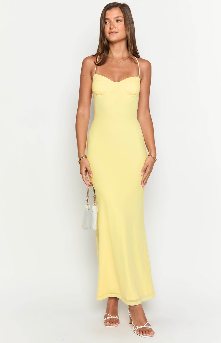 Sonia Yellow Maxi Dress