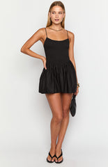 Sharmane Black Mini Dress