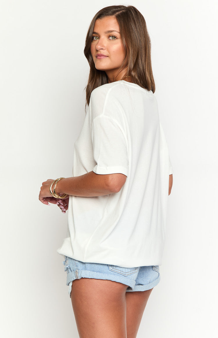 The Laundry Room First Rodeo White Oversized Tee
