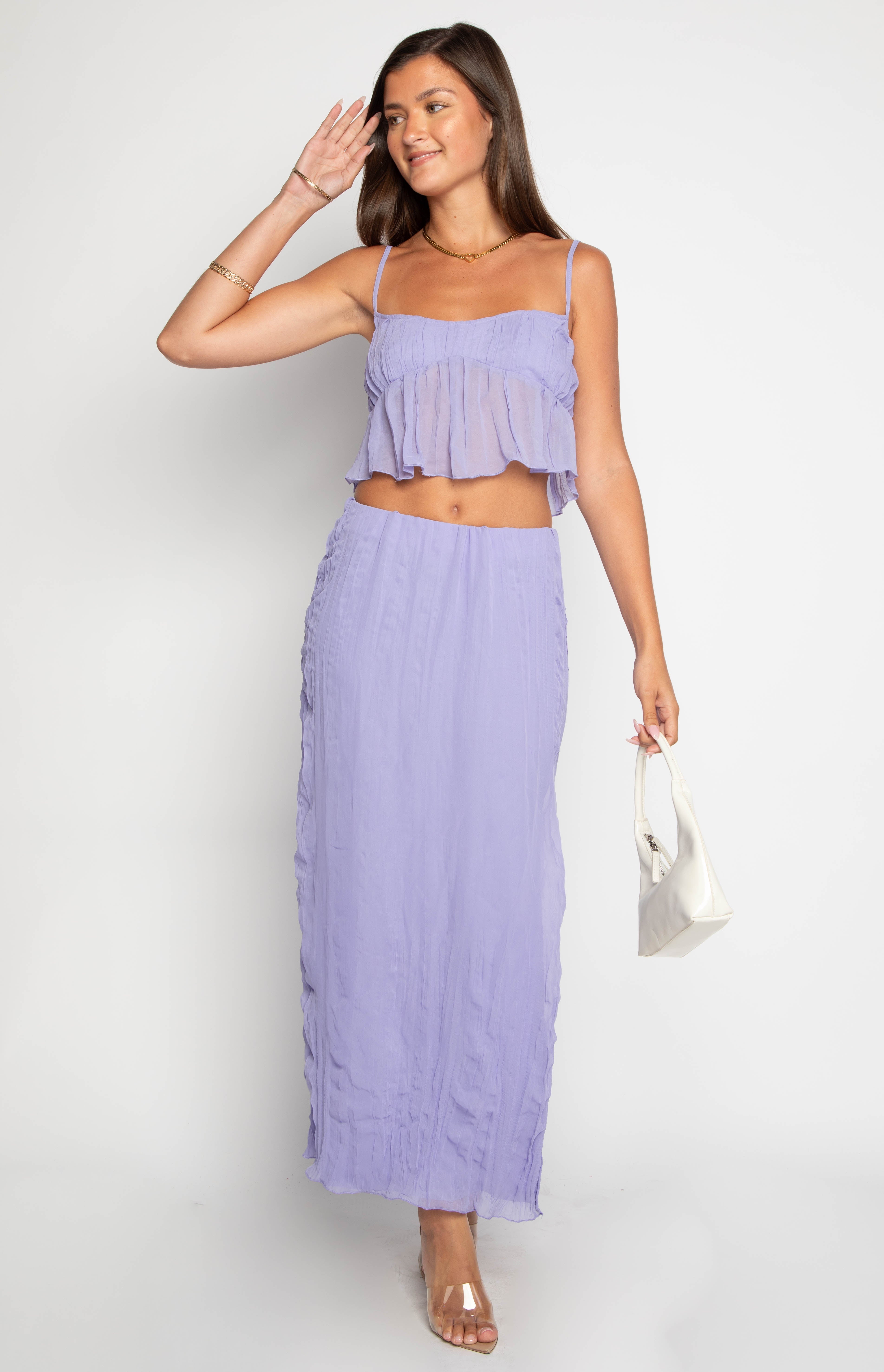 The Moment Purple Cami Top
