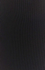 Valencia Strapless Black Midi Lattice Dress