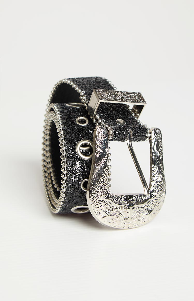 Western Black Sparkle Belt (FREE over $150)